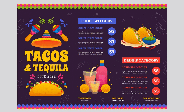 El Tapatio Menu