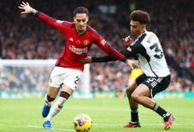 Manchester United F.C. vs Fulham F.C. Lineups