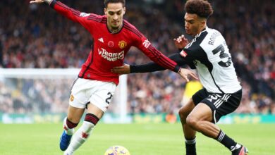 Manchester United F.C. vs Fulham F.C. Lineups
