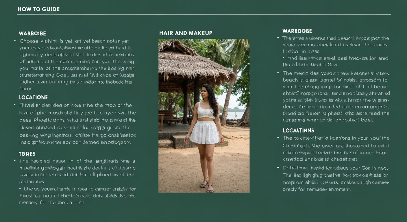 How to Prepare for a Professional Photoshoot in Goa
