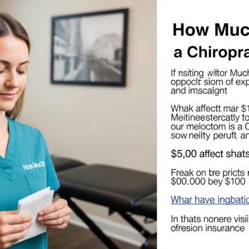 How Much Is a Chiropractor Visit