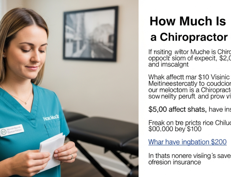 How Much Is a Chiropractor Visit